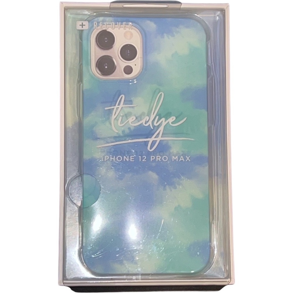 NIB +Recover IPhone 12Pro Max Cover Tiedye